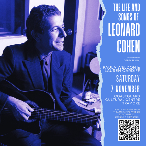 the life and songs of leonard cohen PERFORMED BY DEREK FLYNN, PAULA WELDON & LAUREN CARDIFF